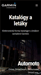 Mobile Screenshot of katalog.garmin.sk